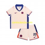 Camisolas de futebol Chelsea Cole Palmer 20 Criança Equipamento Alternativa 2024/25 Manga Curta